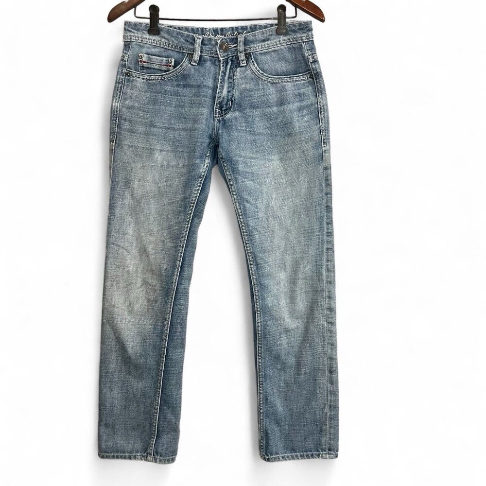 i Jeans by Buffalo Womens Dayton Size 28 Blue Denim Straight Cut 30x30 Actual